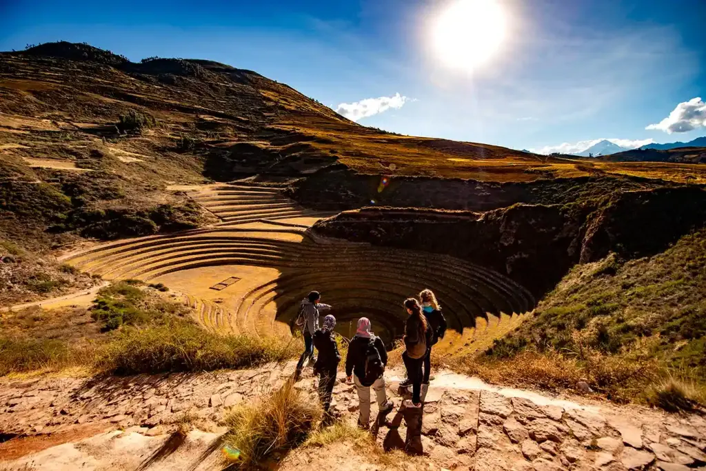 Circular agricultural terraces of Moray